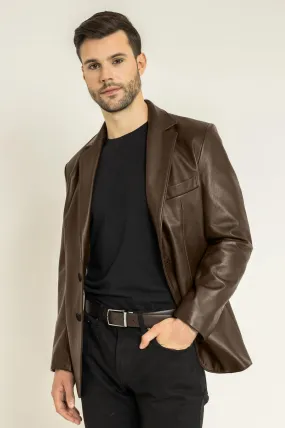 Angelo Leather Blazer