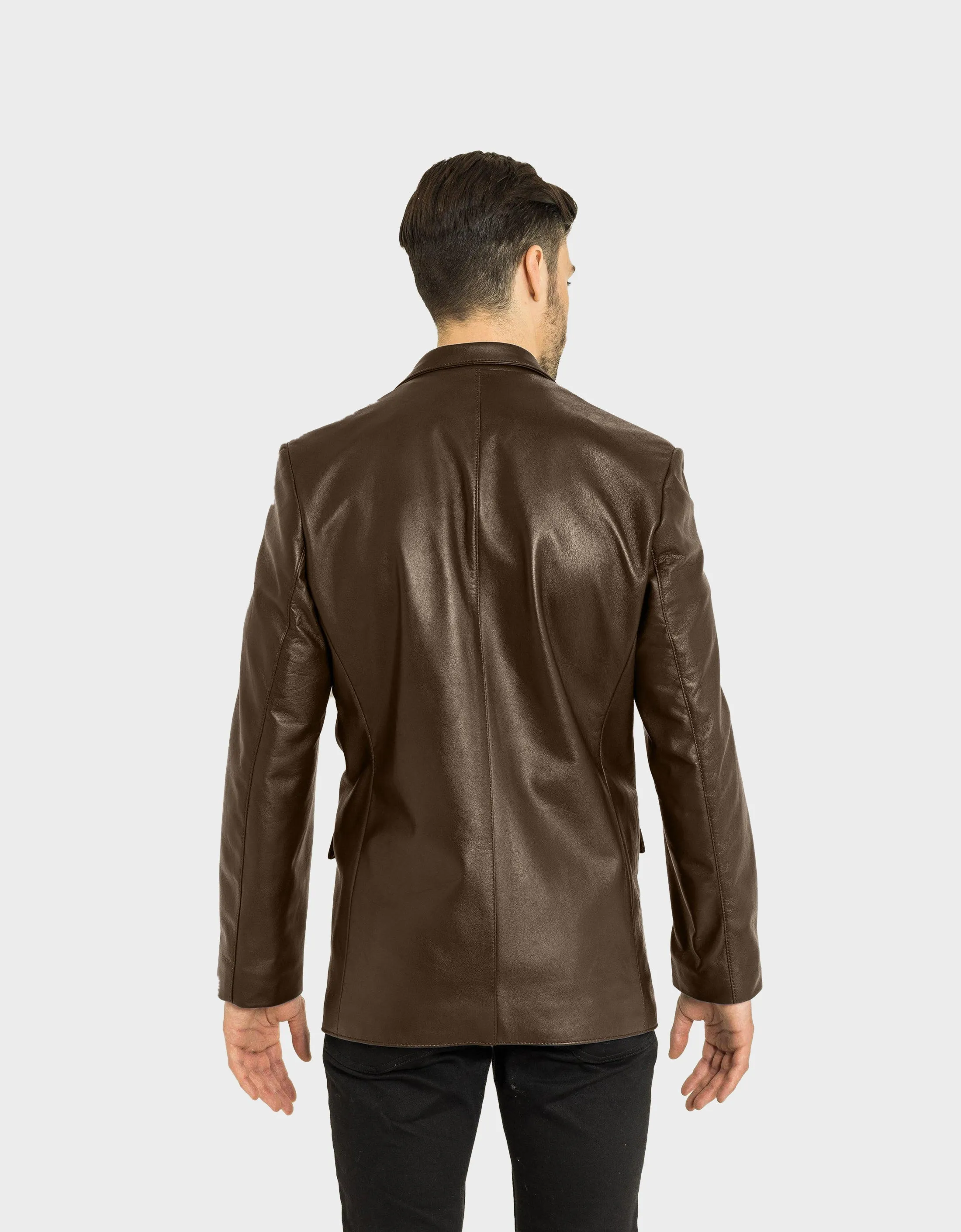 Angelo Leather Blazer