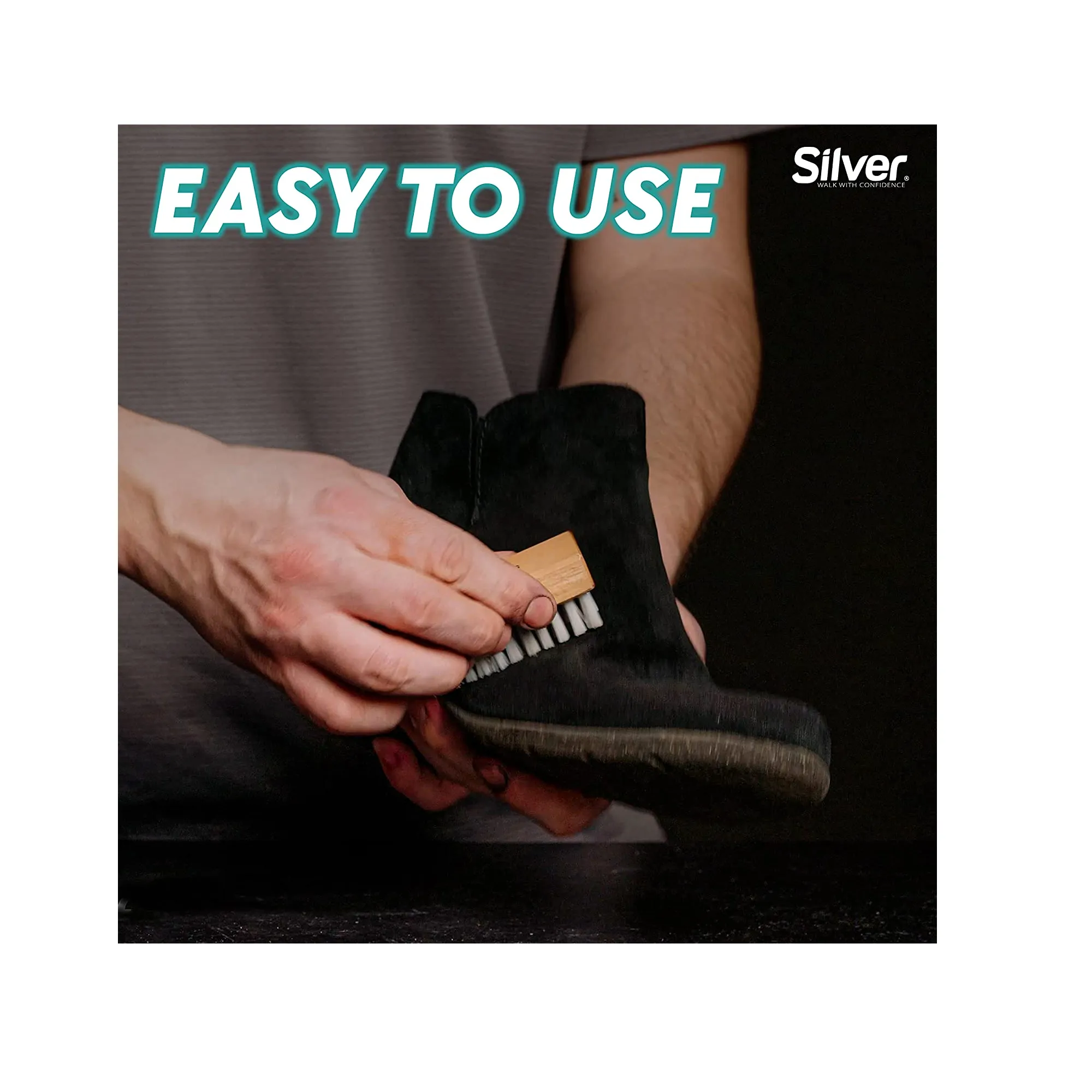 Black Suede Dye with Sponge for Easy Applicaton 2.5oz