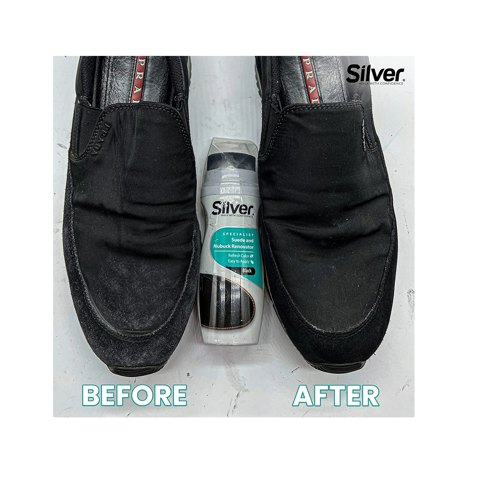 Black Suede Dye with Sponge for Easy Applicaton 2.5oz