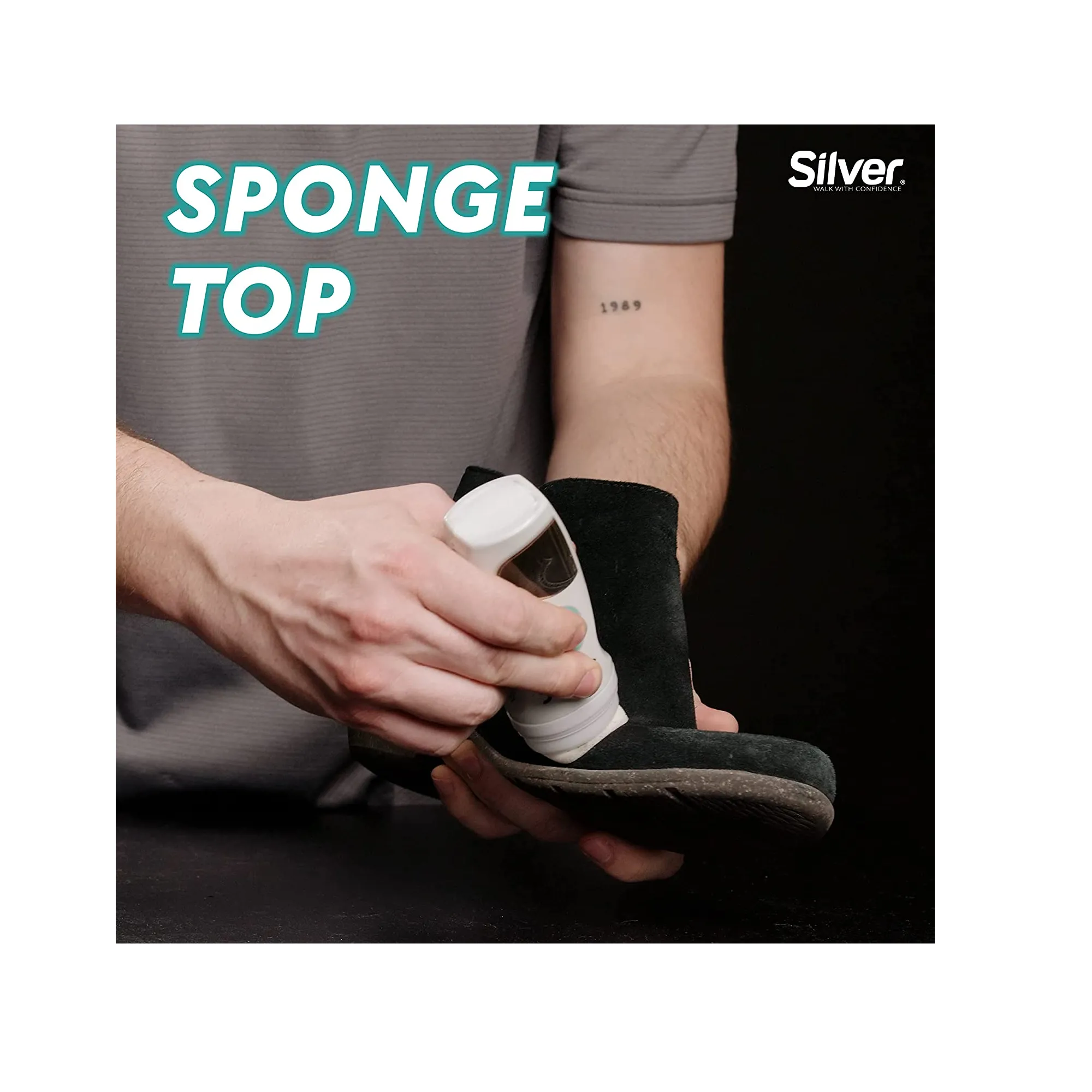 Black Suede Dye with Sponge for Easy Applicaton 2.5oz