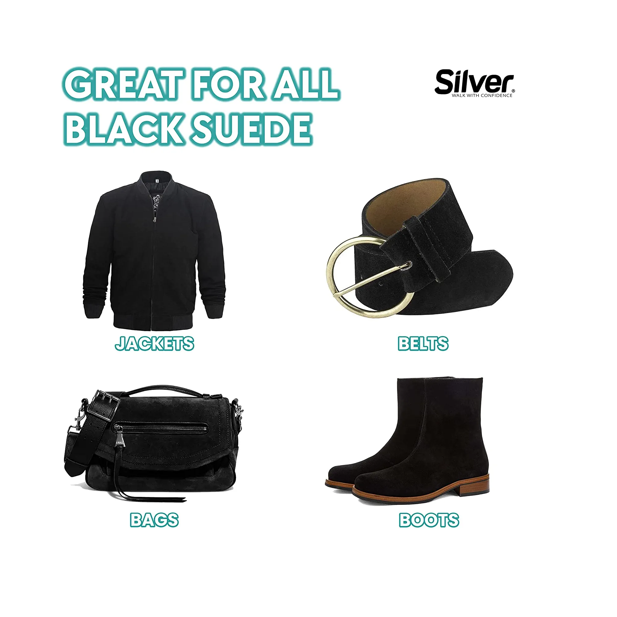 Black Suede Dye with Sponge for Easy Applicaton 2.5oz