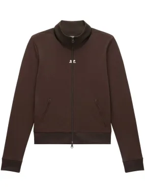 Embroidered-Logo Tracksuit Jacket