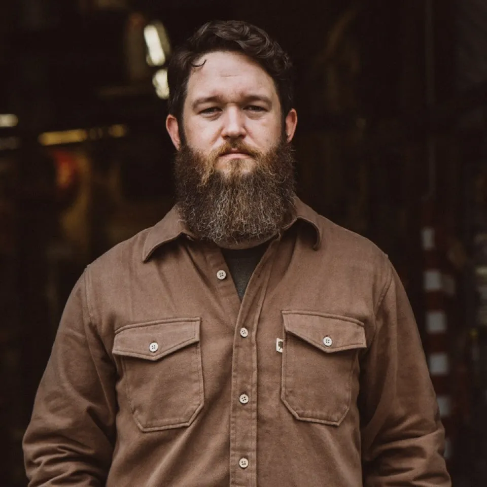 Gunner Cotton Twill Shirt Jac | Fox Den Brown