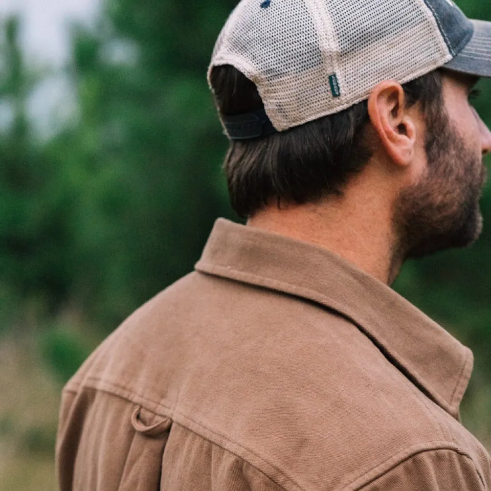 Gunner Cotton Twill Shirt Jac | Fox Den Brown