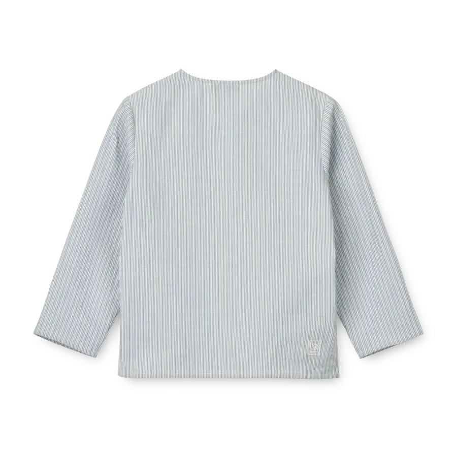 Houston Pinstripe Organic Cotton Shirt (Riverside)