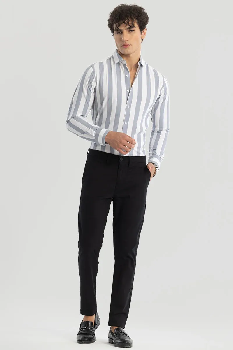 Jet Black Slim Fit Chinos