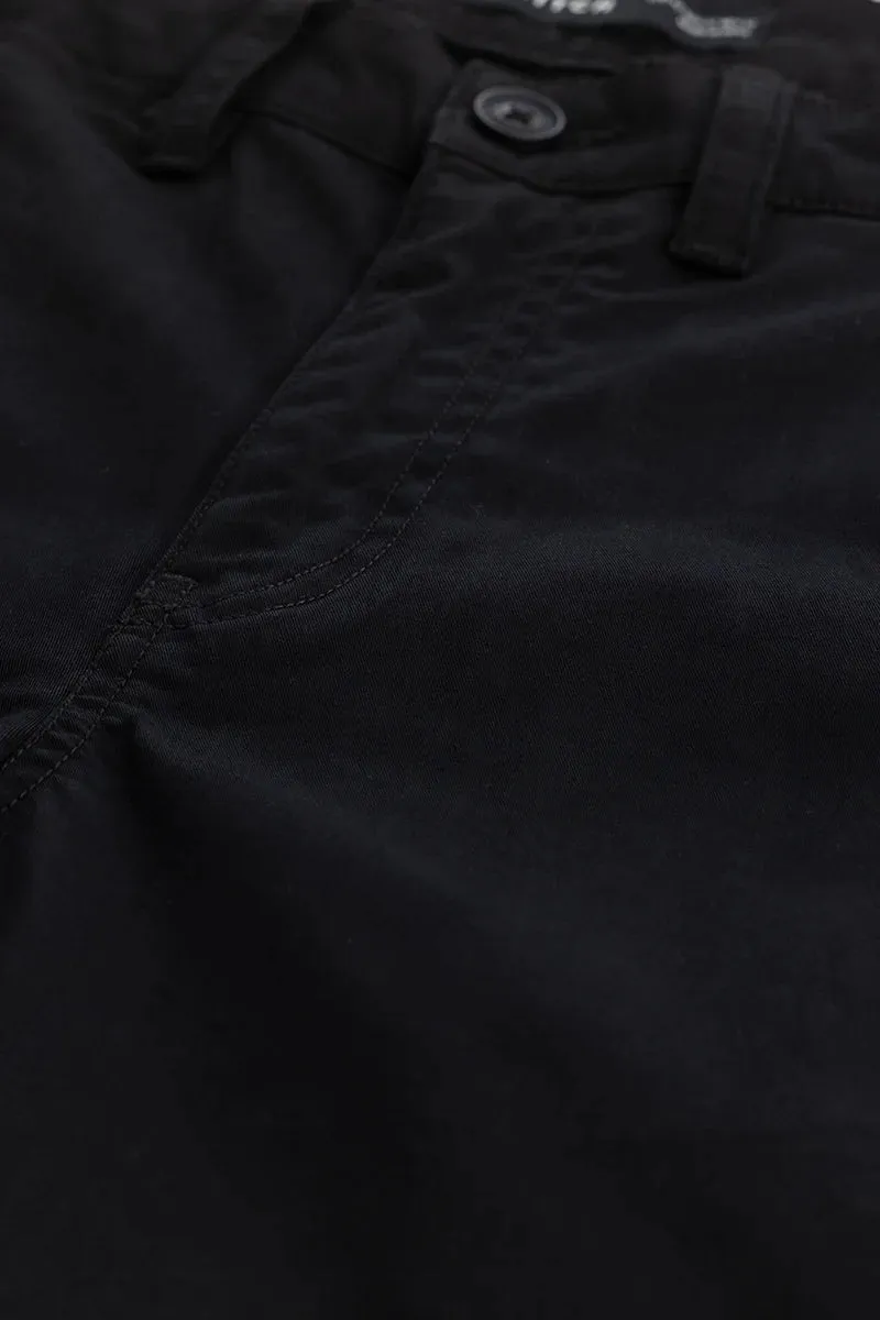Jet Black Slim Fit Chinos