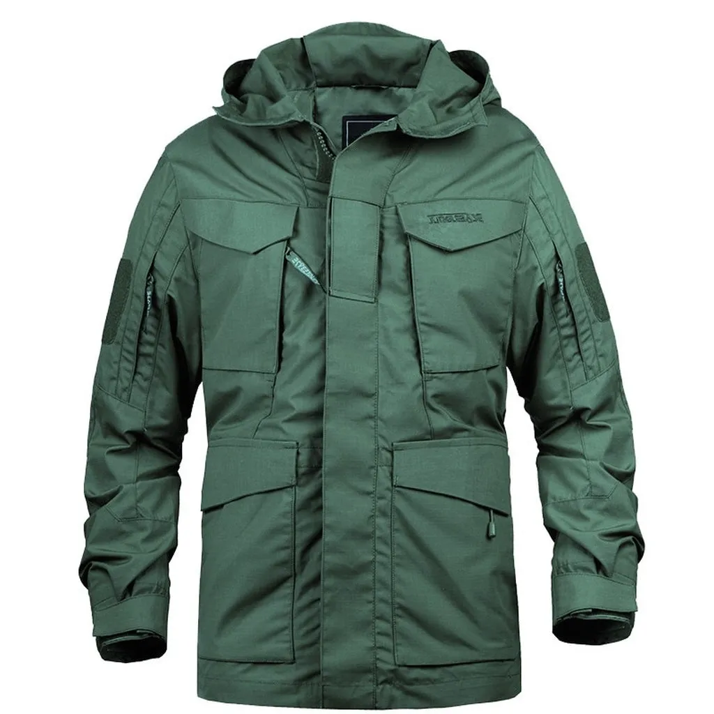 MEGE KNIGHT - Original Brand M65 Military Camouflage Male Clothing US Army Tactical Men's Windbreaker Hoodie Field Jacket Outwear Casaco Masculino