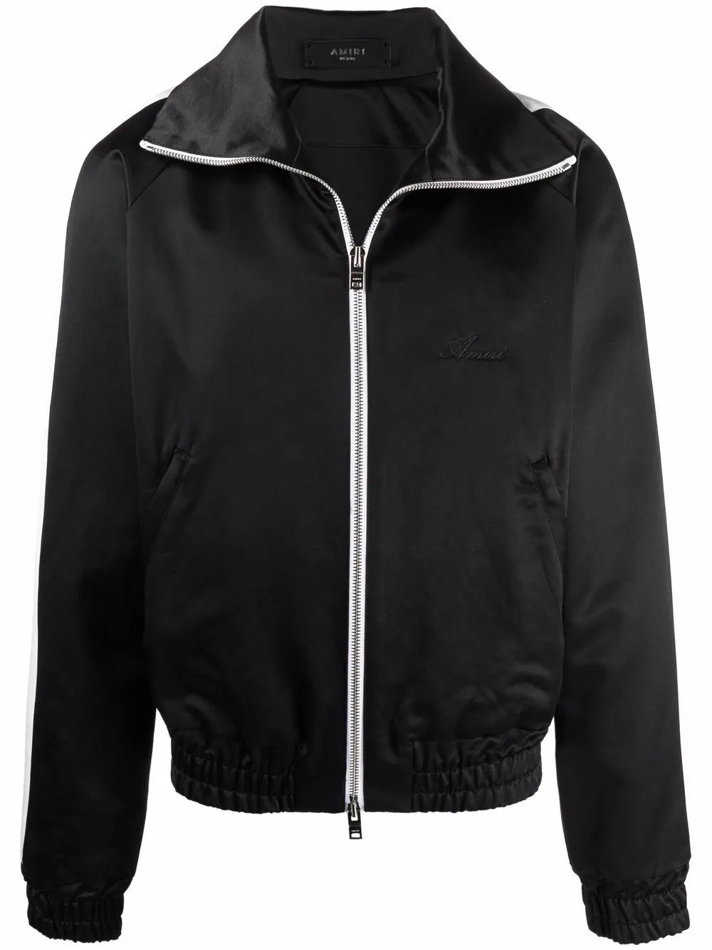 Sateen Zipped Track Jacket