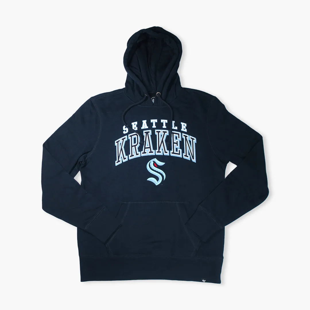 Seattle Kraken Fall Navy Double Decker Headline Hoodie