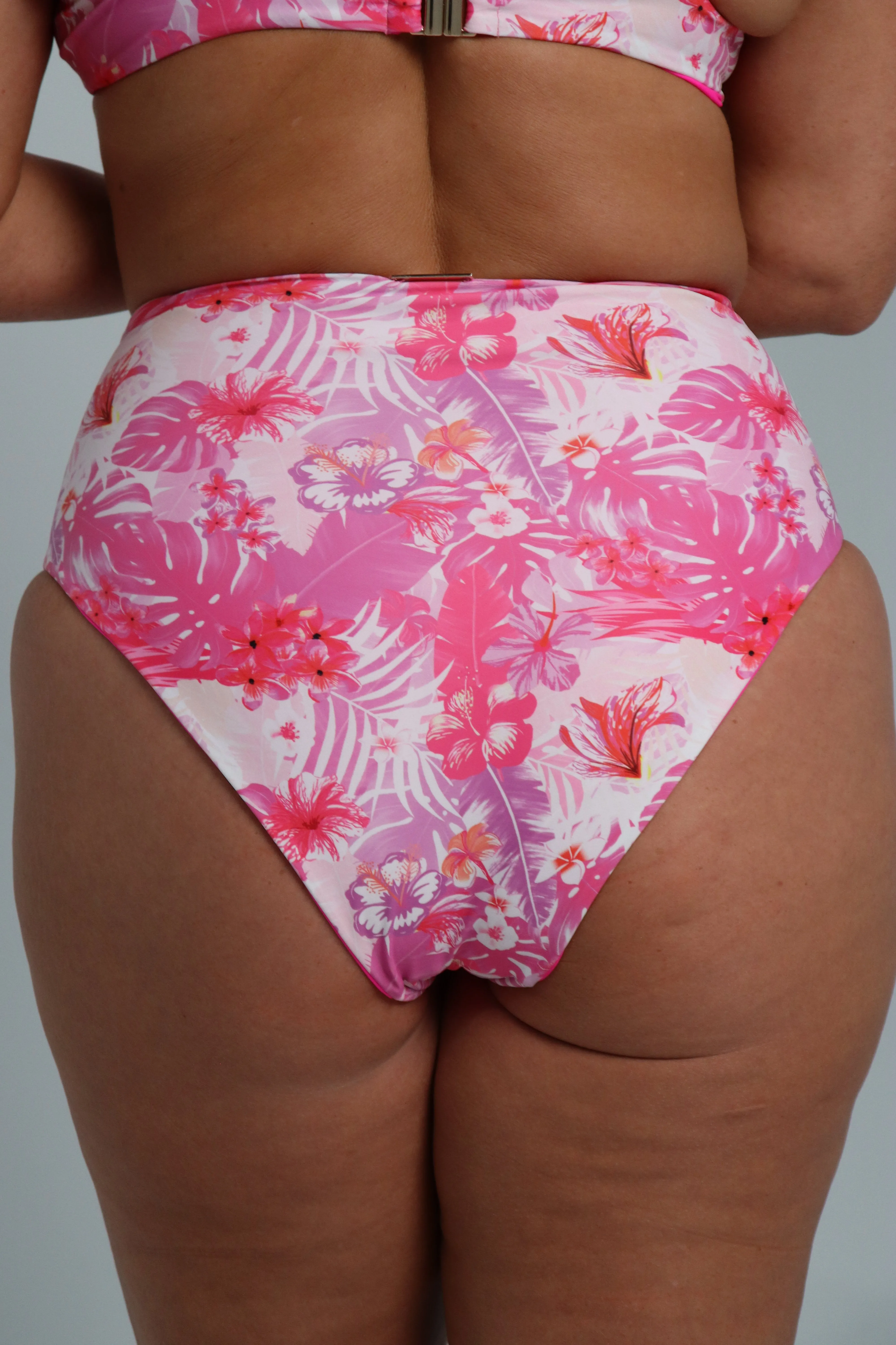 Tula Mid Coverage Bottoms - Pink Calypso